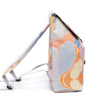 Mochila Lefrik Scout Mini Printed Marble - ECRU