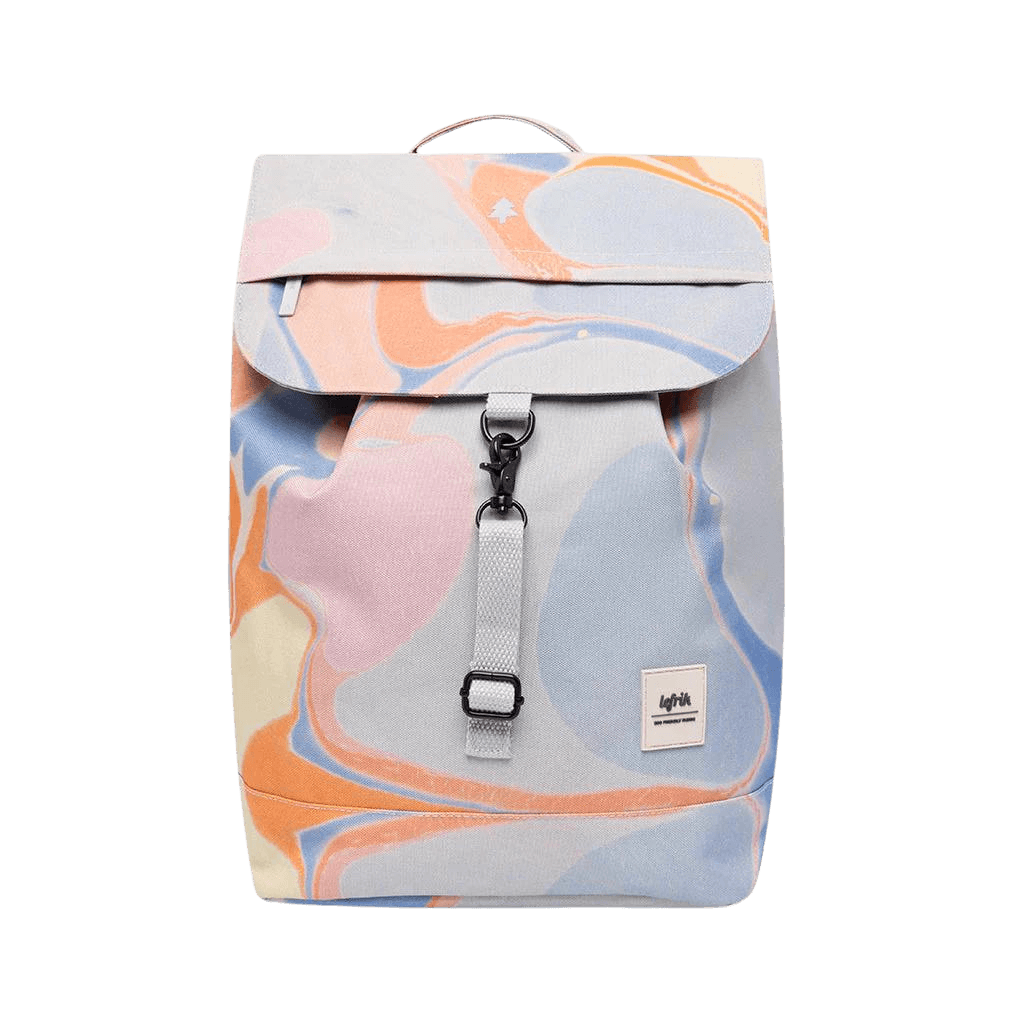 Mochila Lefrik Scout Printed Marble - ECRU