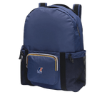 Mochila Plegable K-WAY Michel Blue Indigo - ECRU