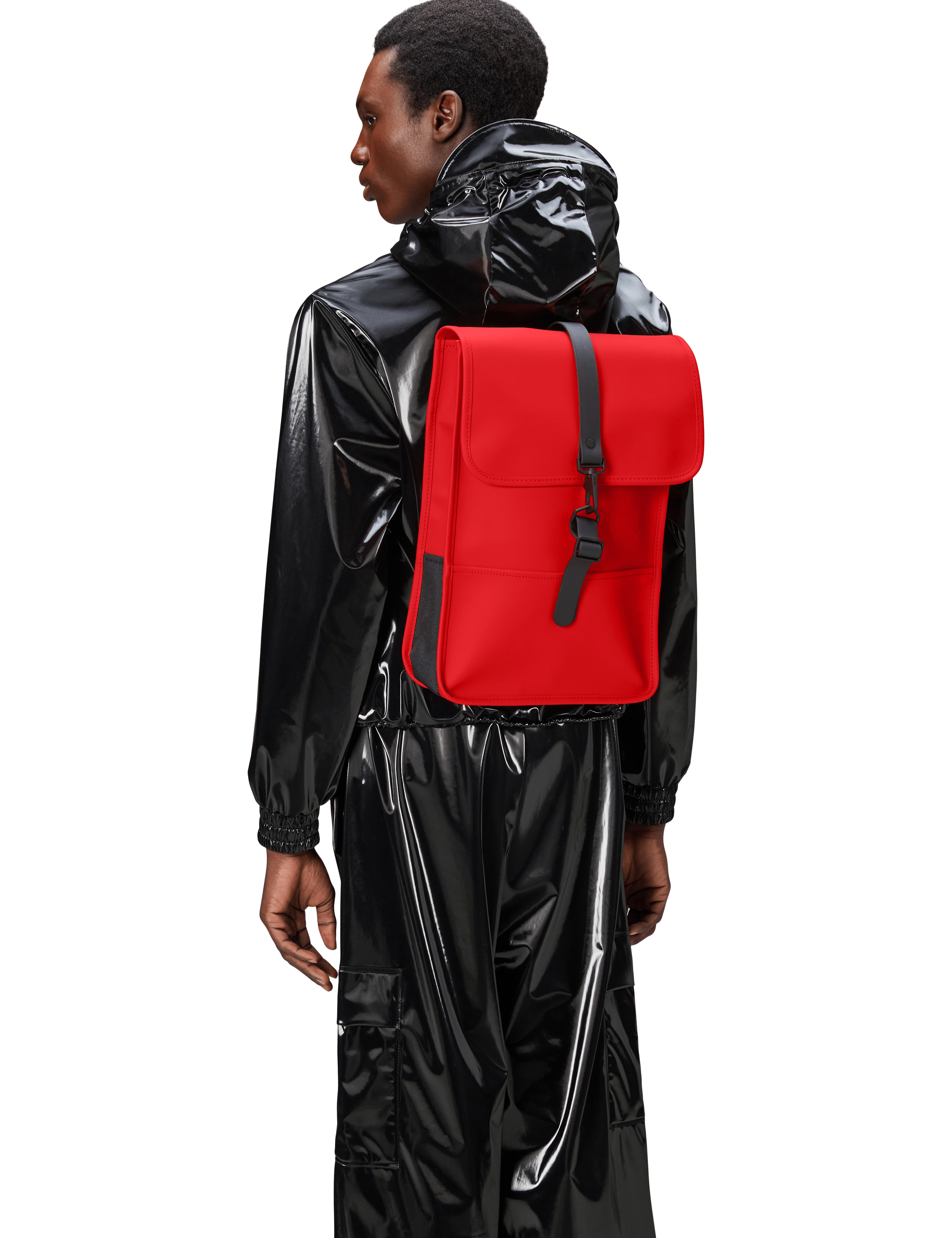 Mochila RAINS Impermeable Backpack Mini Fire - ECRU