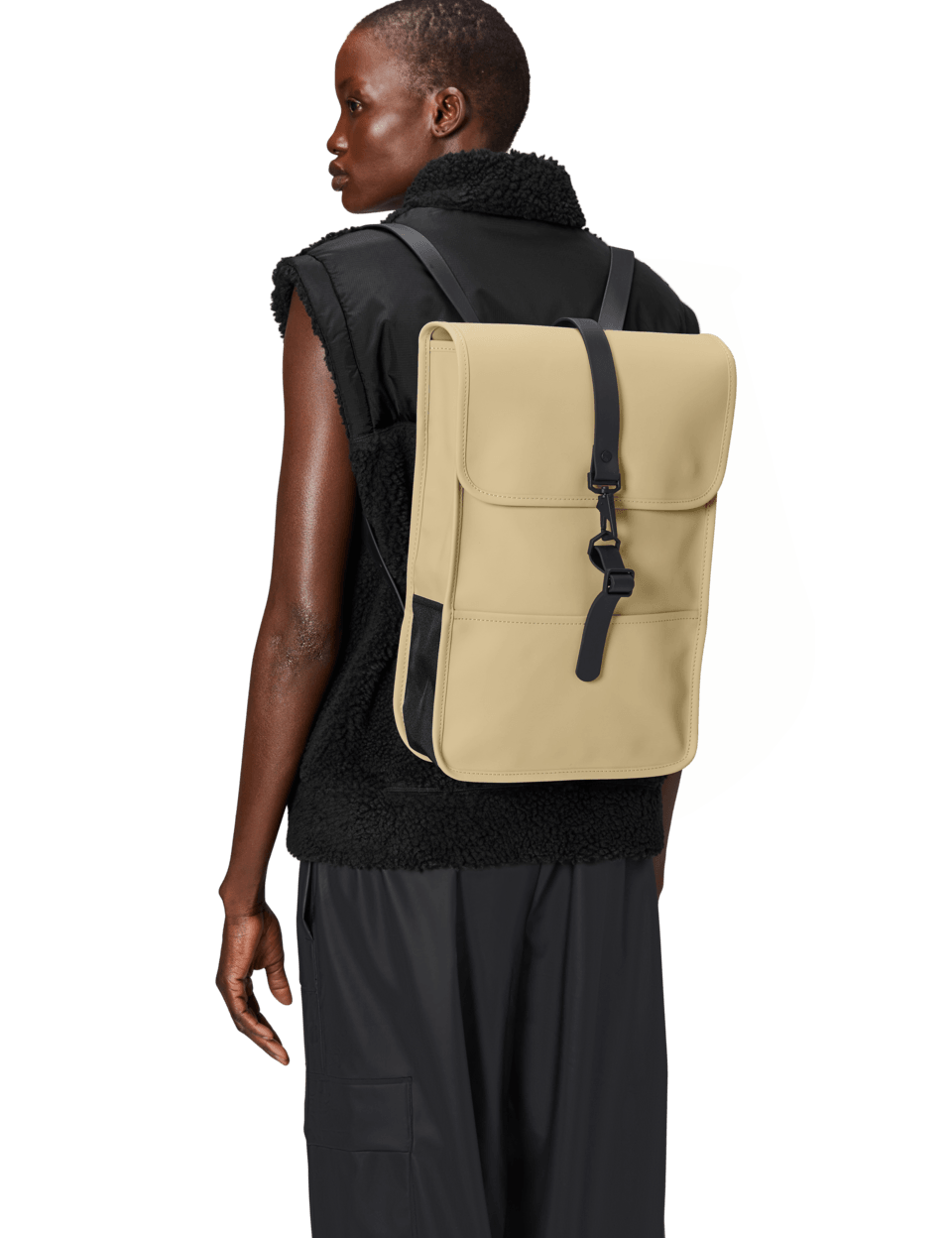 Mochila Rains Impermeable Backpack Mini Sand - ECRU