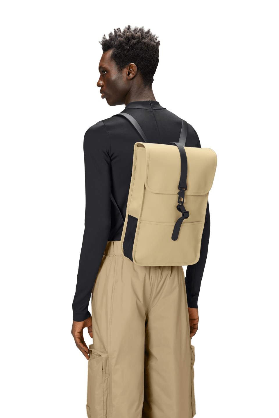 Mochila Rains Impermeable Backpack Mini Sand - ECRU