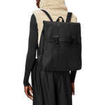 Mochila Rains Impermeable MSN Bag Negra - ECRU