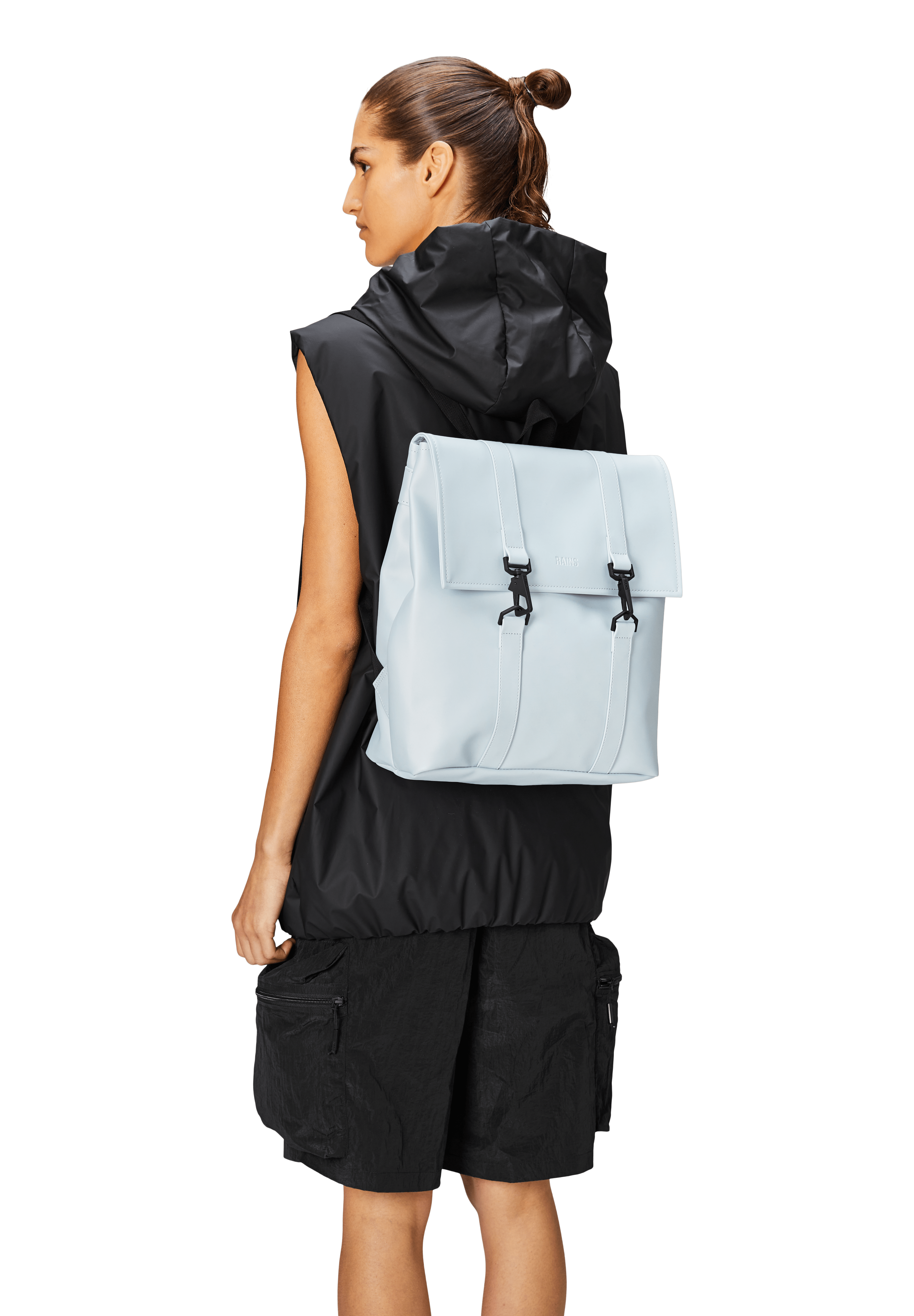 Mochila RAINS MSG Bag Mini Wind - ECRU