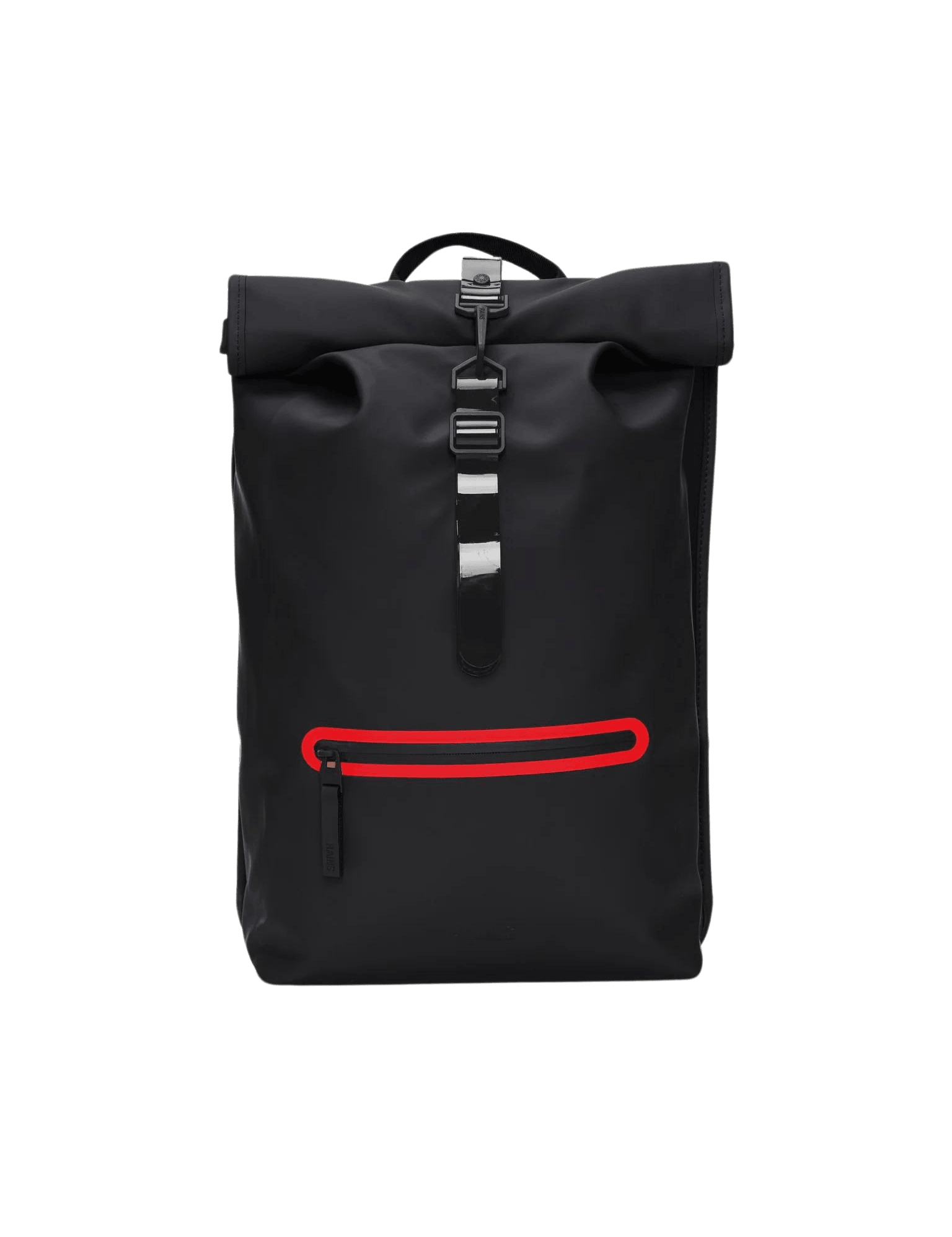 Mochila Rains Rolltop Rucksack Contrast - ECRU