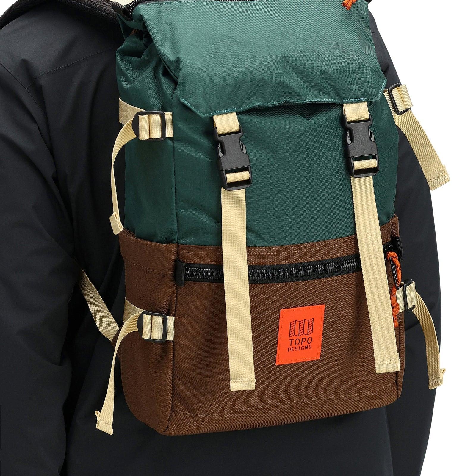 Mochila Topo Designs Rover Pack Classic Forest Cocoa - ECRU