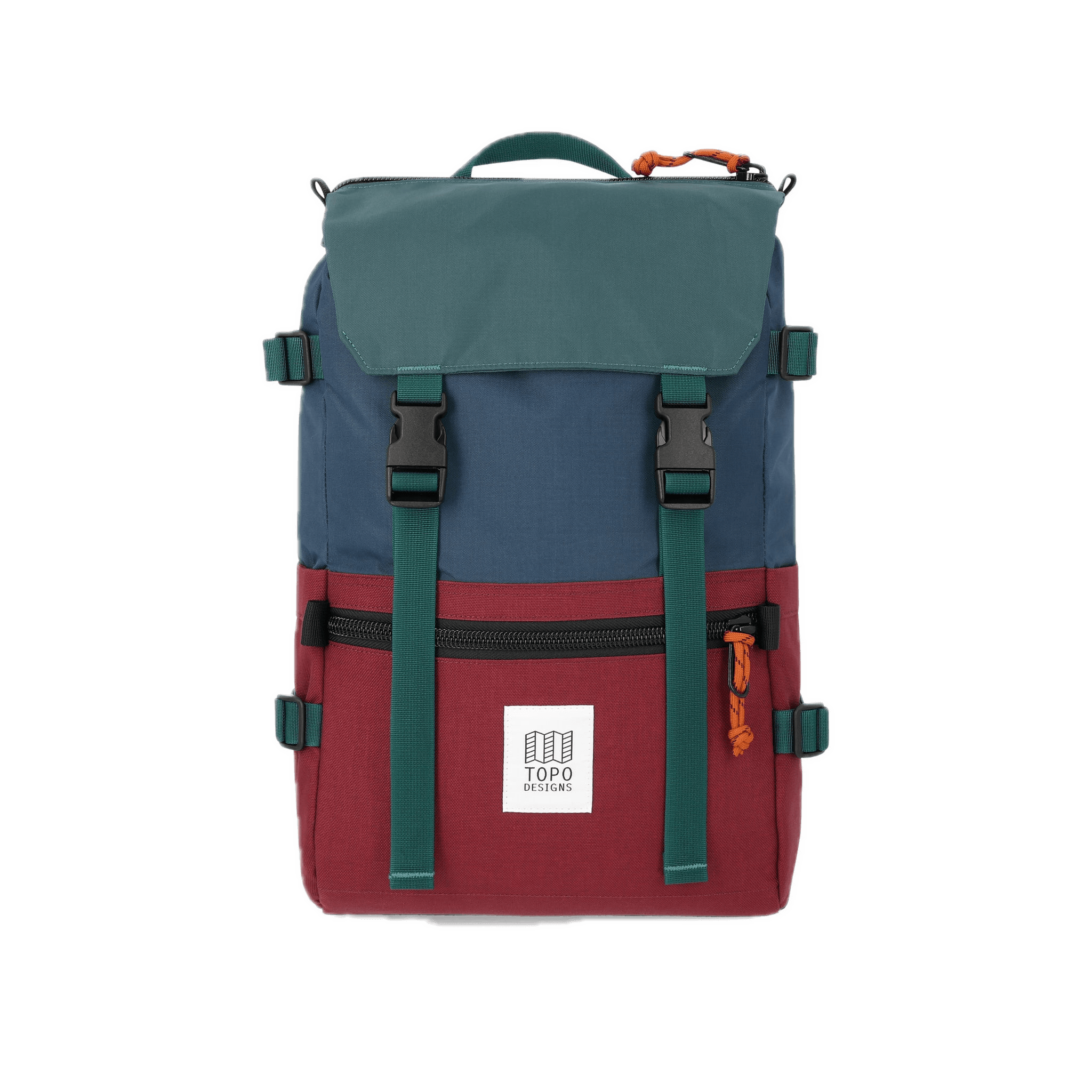 Mochila Topo Designs Rover Pack Classic Zinfandel Botanic Green - ECRU