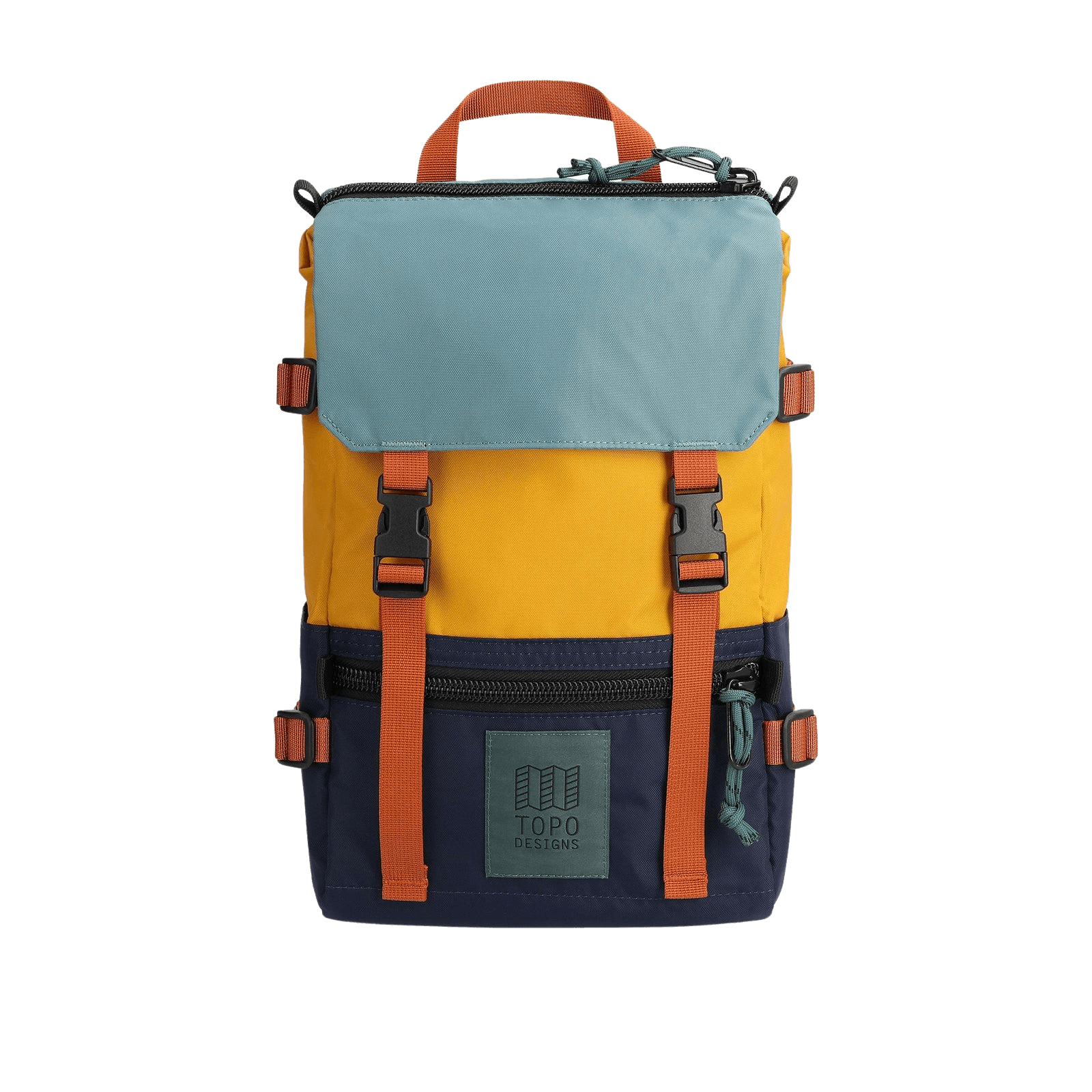 Mochila Topo Designs Rover Pack Mini Navy Mustard - ECRU