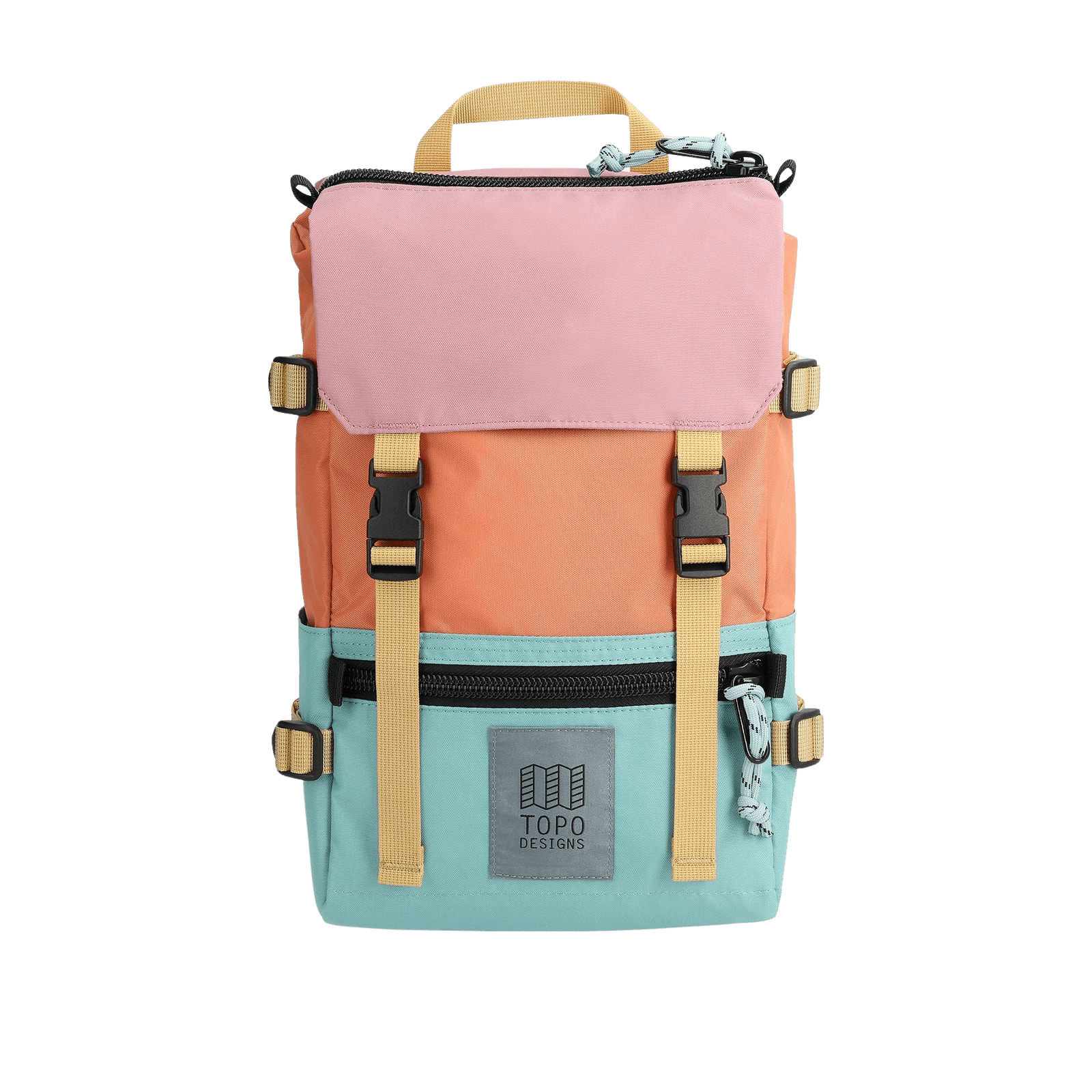 Mochila Topo Designs Rover Pack Mini Rose Geode Green - ECRU