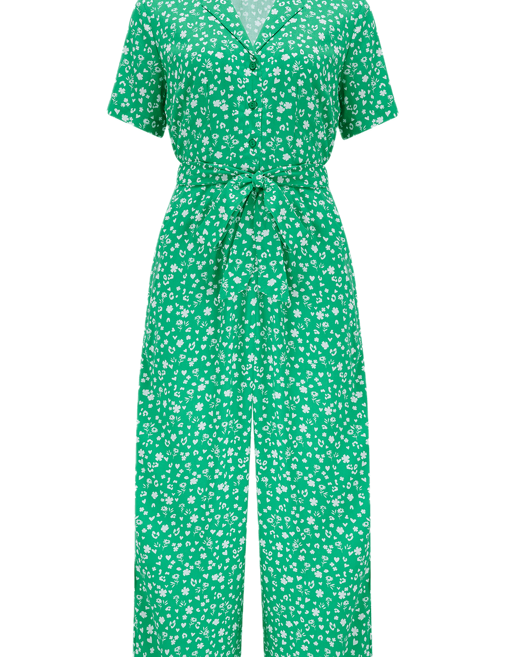 Mono Sugarhill Pandora Green Scatter Print - ECRU