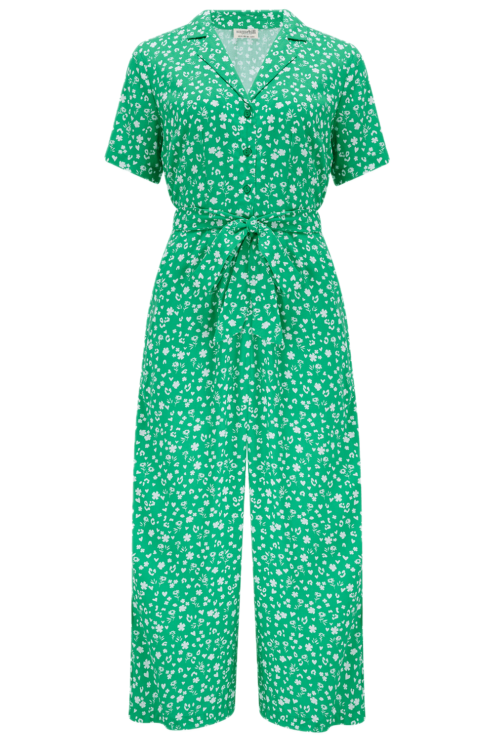 Mono Sugarhill Pandora Green Scatter Print - ECRU