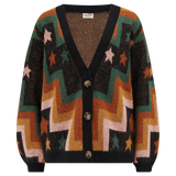 SUGARHILL Morganna Chevron &amp; Stars Cardigan