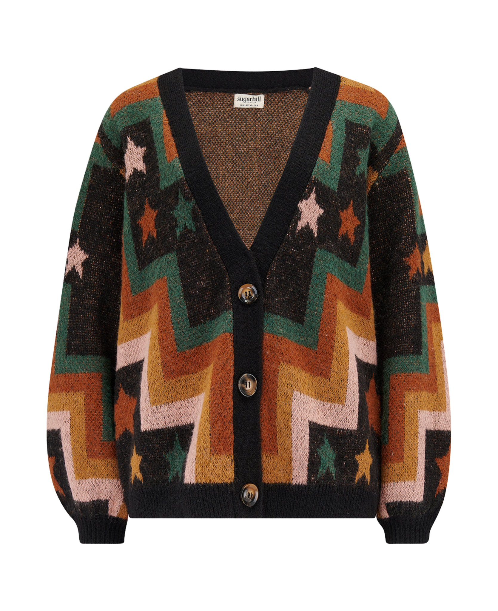 Cardigan SUGARHILL Morganna Chevron & Stars