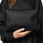 Neceser Rains Impermeable Wash Bag Large Blackness - ECRU