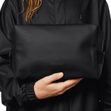 Neceser Rains Impermeable Wash Bag Large Blackness - ECRU