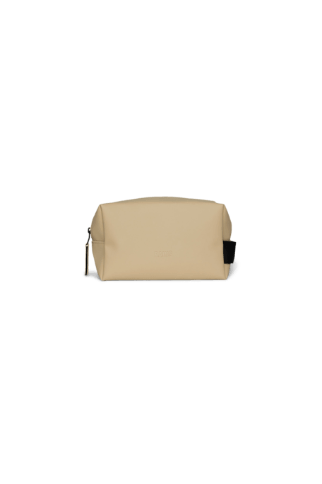 Neceser Rains Impermeable Wash Bag Small Sand - ECRU