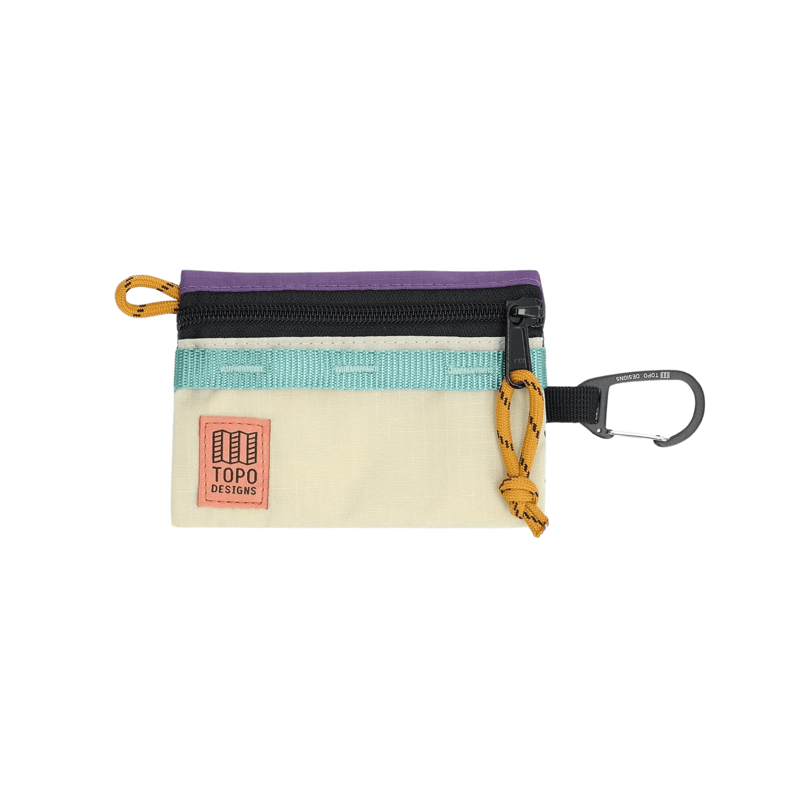 Neceser Topo Designs Mountain Micro Accesory Bag Loganberry Bone White - ECRU