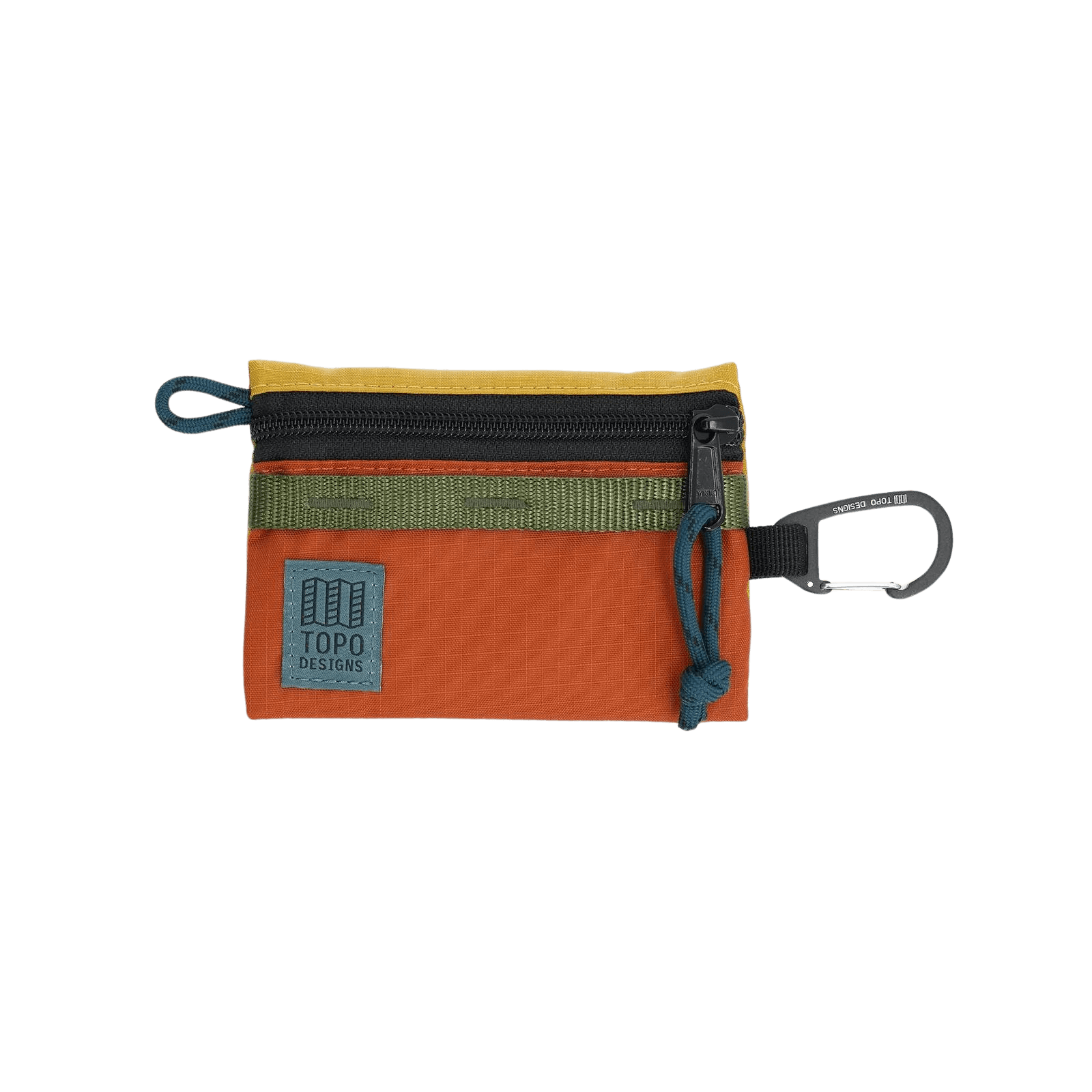 Neceser Topo Designs Mountain Micro Accesory Bag Mustard Clay - ECRU