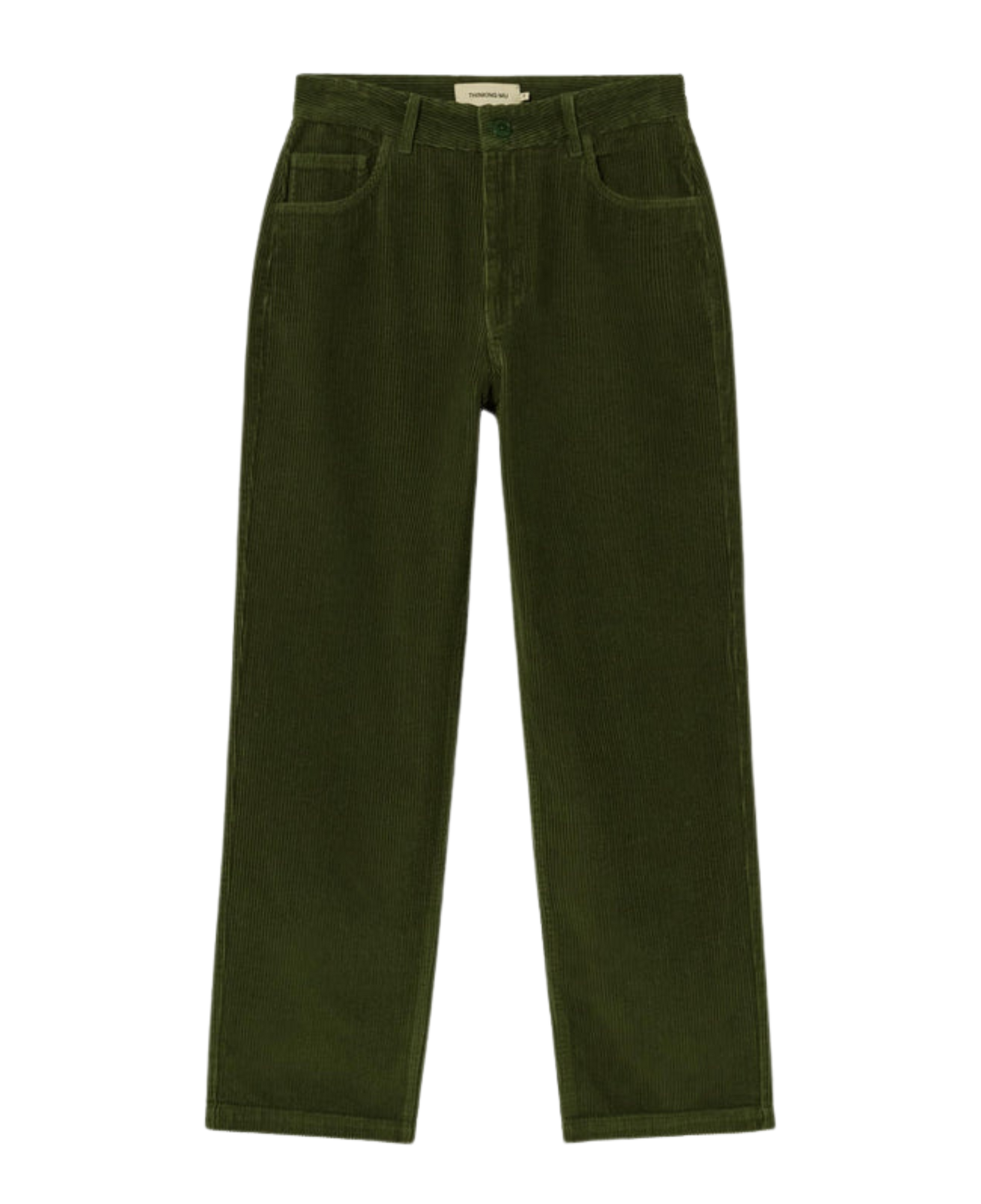 THINKING MU Corduroy Nele Pants Green