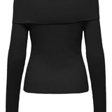 ONLY Katia Off Shoulder Sweater Black