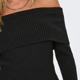 ONLY Katia Off Shoulder Sweater Black