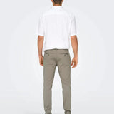 Pantalones Only&Sons Mark Tejido Jogger Gris Vintage Khaki