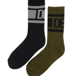 Pack de 2 Pares de Calcetines Deus Ex Machina Based Multi - ECRU