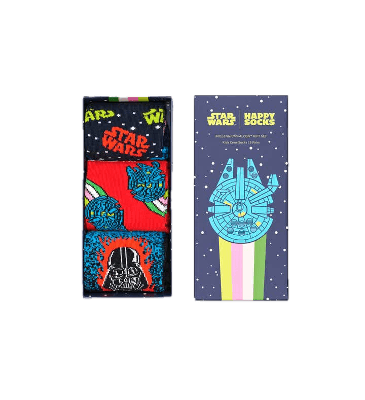 Pack de 3 Calcetines Happy Socks Star Wars™ Kids Gift Set - ECRU