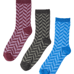 Pack de 3 Calcetines Nümph Shine Glitter - ECRU