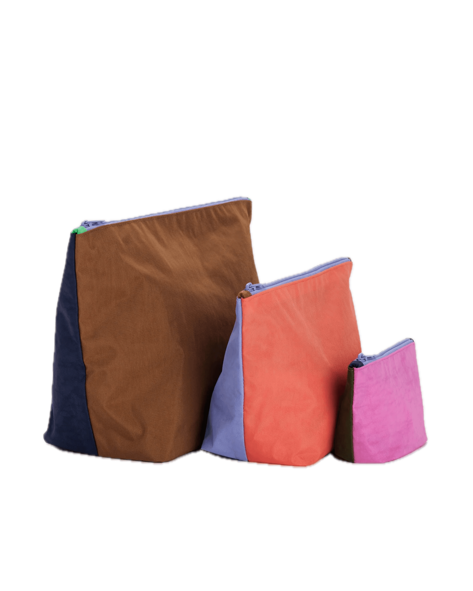 Pack de 3 Neceseres Baggu Go Pouch Set Night Lights - ECRU