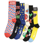 Pack de 6 Calcetines Happy Socks x Elton John Gift Set - ECRU