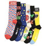 Pack de 6 Calcetines Happy Socks x Elton John Gift Set - ECRU