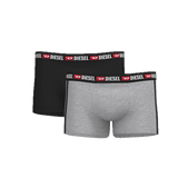 Pack de Dos Calzoncillos Diesel Boxers Negro y Gris - ECRU