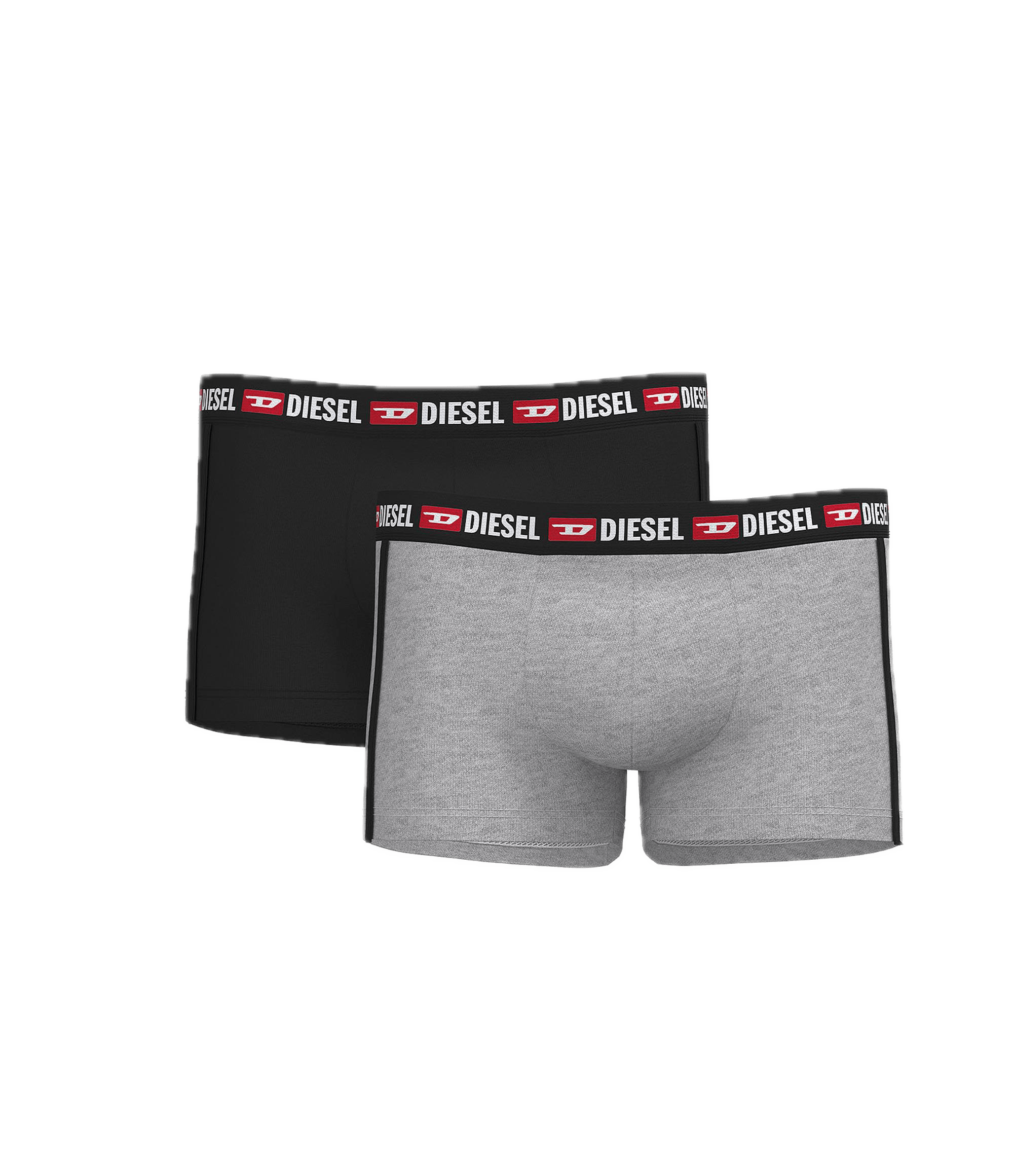 Pack de Dos Calzoncillos Diesel Boxers Negro y Gris - ECRU