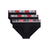 Pack de Tres Calzoncillos Diesel Slip Negro - ECRU