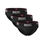 Pack de Tres Calzoncillos Diesel Slip Negro - ECRU