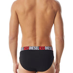 Pack de Tres Calzoncillos Diesel Slip Negro - ECRU