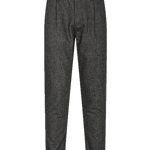 Pantalón Anerkjendt de Lana Pleat Dark Grey - ECRU