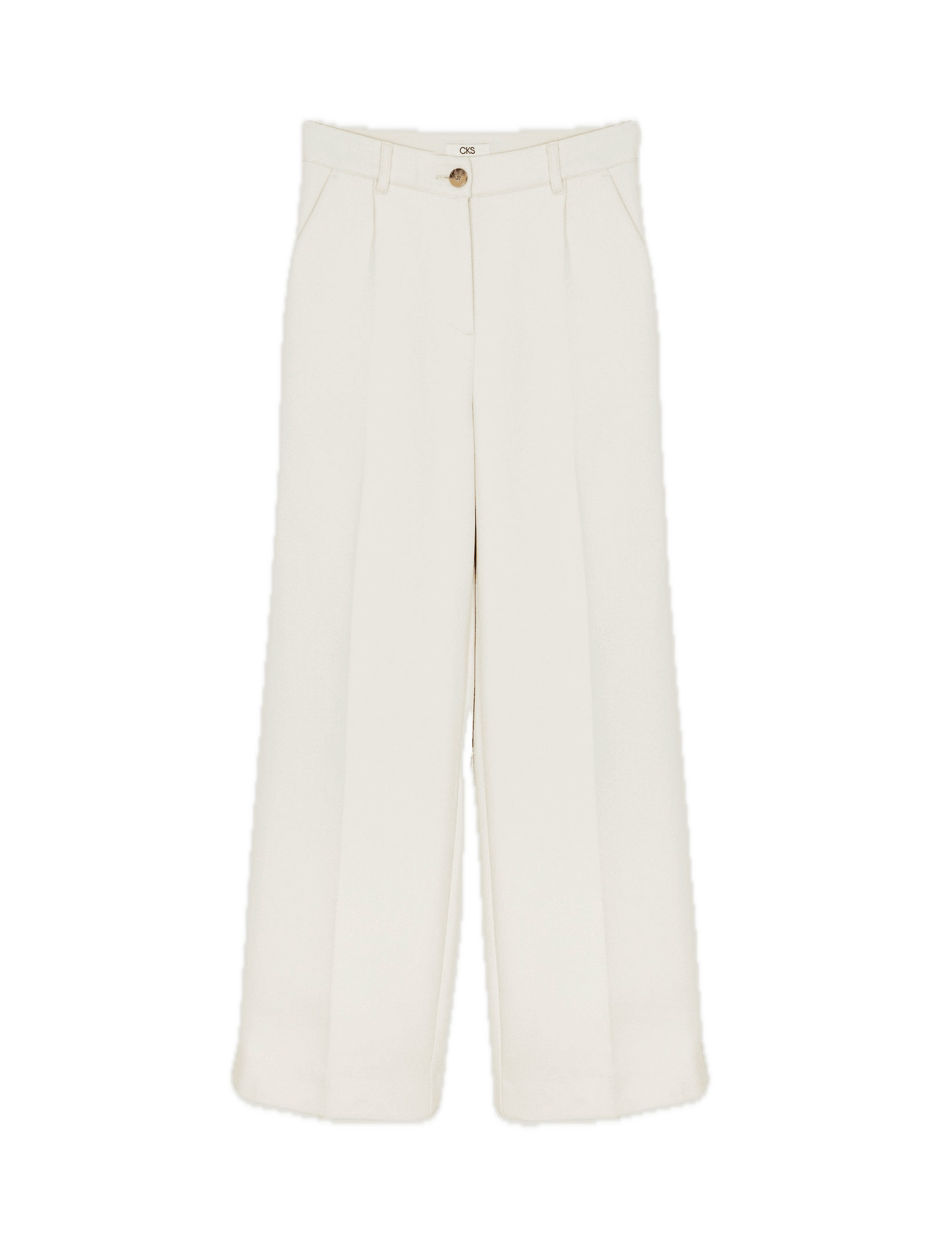 Pantalón CKS Roda White - ECRU