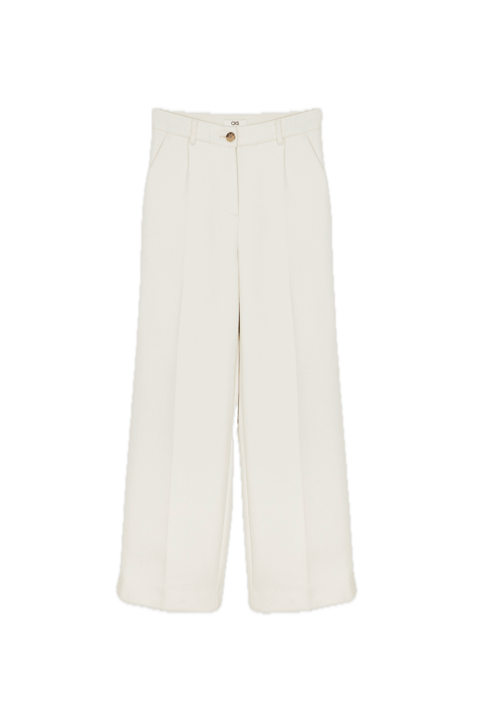 Pantalón CKS Roda White - ECRU