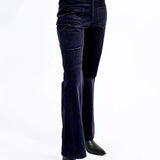 Pantalón Molly Bracken Acampanado en Tejido de Pana Navy Blue - ECRU