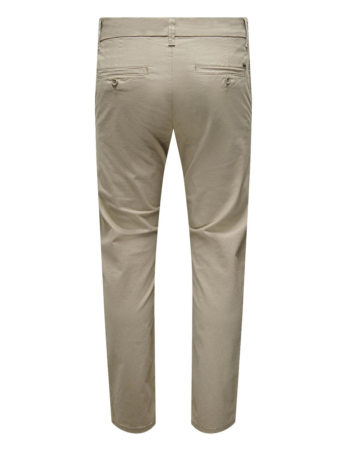 Pantalón Only&Sons Pete Slim Chino Beige - ECRU