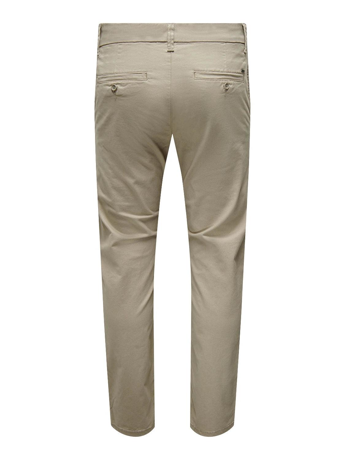 Pantalón Only&Sons Pete Slim Chino Beige - ECRU