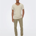 Pantalón Only&Sons Pete Slim Chino Beige - ECRU