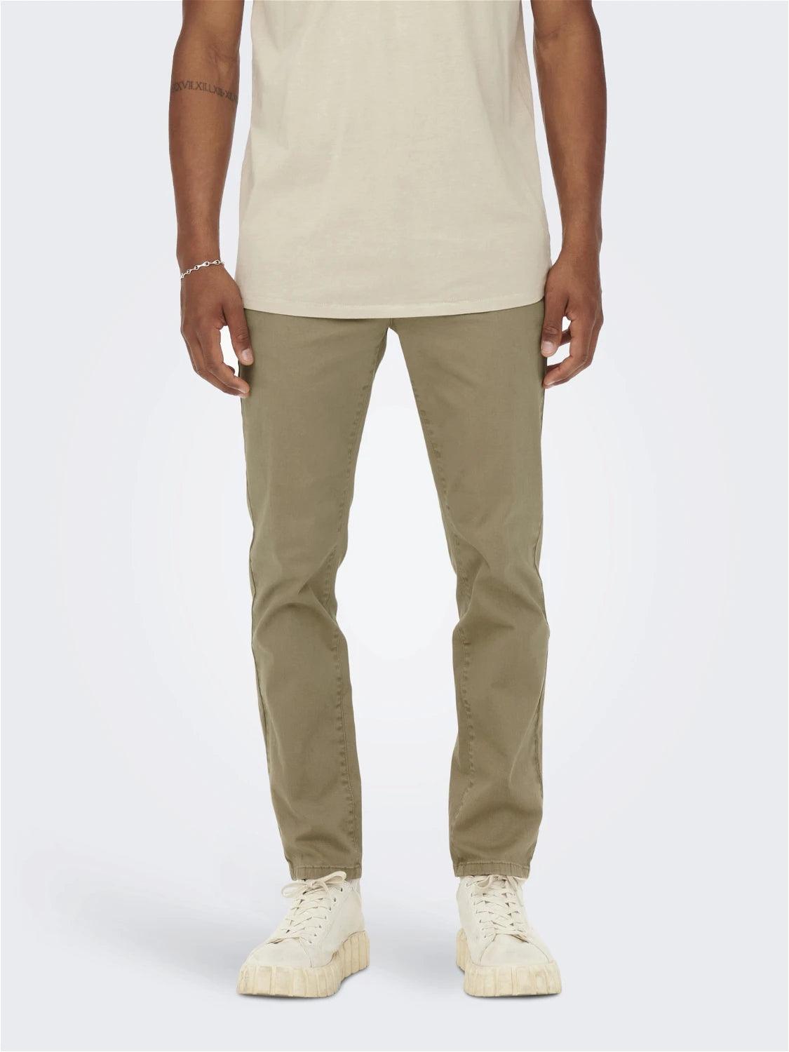 Pantalón Only&Sons Pete Slim Chino Beige - ECRU