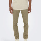 Pantalón Only&Sons Pete Slim Chino Beige - ECRU