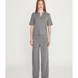 DESIGNERS SOCIETY Peres Gunmetal Gey Trousers 