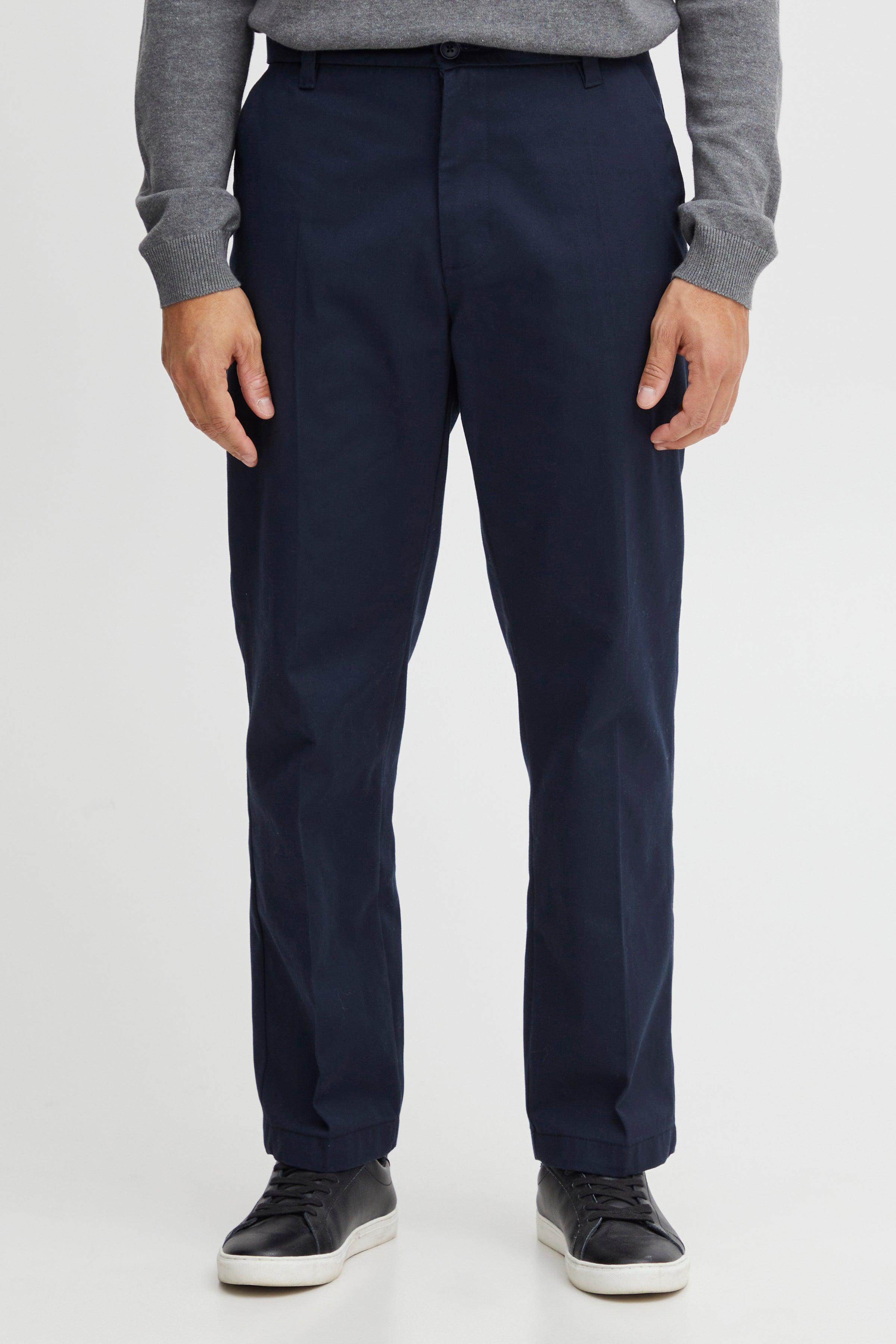 Pantalón !Solid Alann Insignia Blue - ECRU