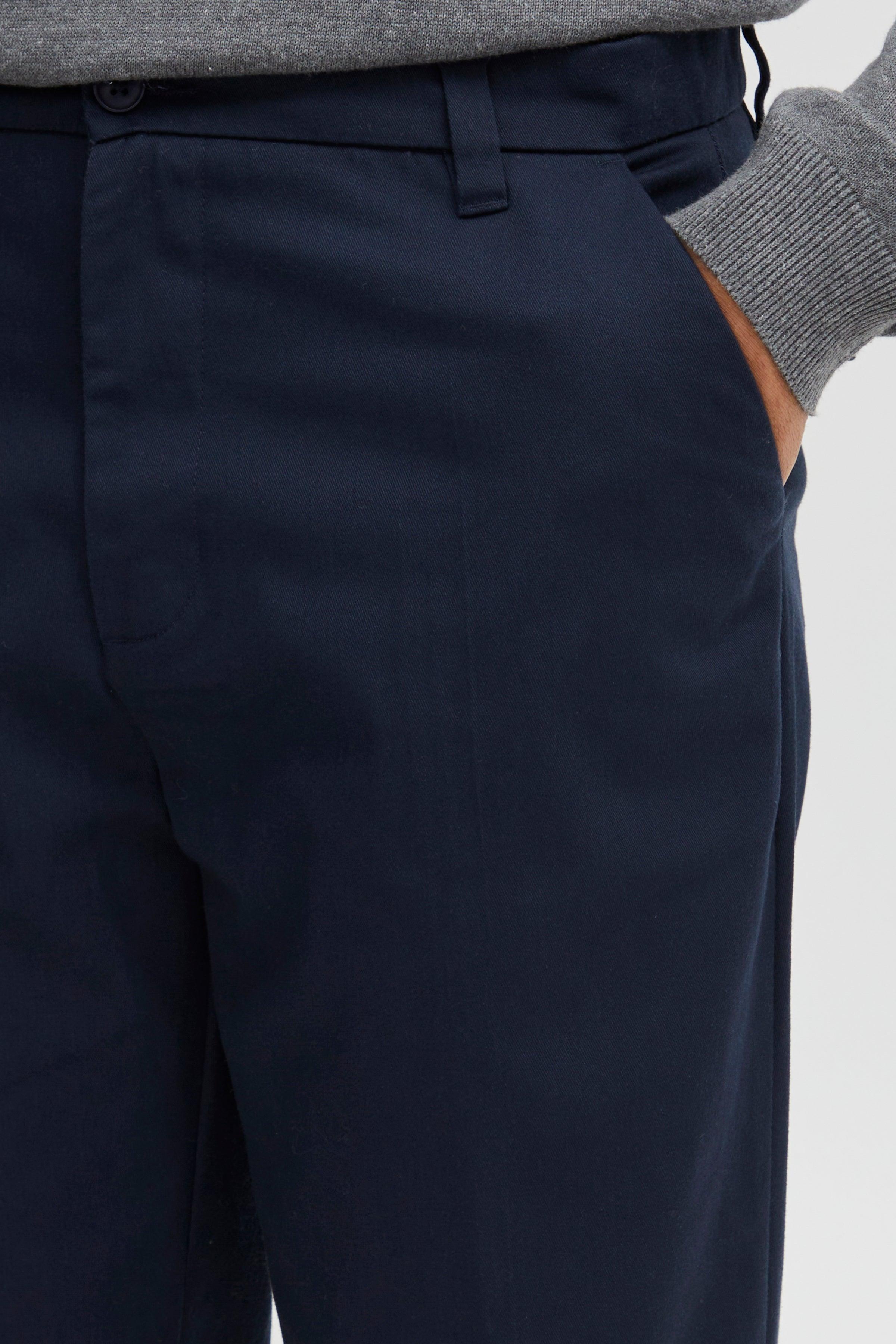 Pantalón !Solid Alann Insignia Blue - ECRU