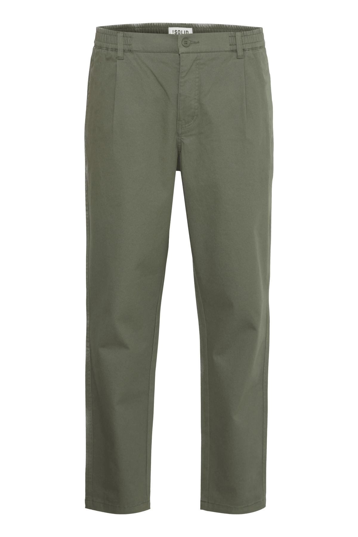 Pantalón !Solid Gioele Dylan Dusty Olive - ECRU